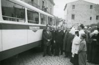 Inauguracin del servicio Tajo - Av. Tibidabo, 5-12-1953
