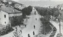 Tranvias en el Paseo Maragall, ao 1927