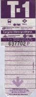 Tarjeta T-1, ao 1986