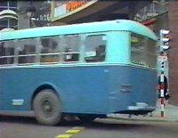 Autobus gusano en la Pl. Calvo Sotelo